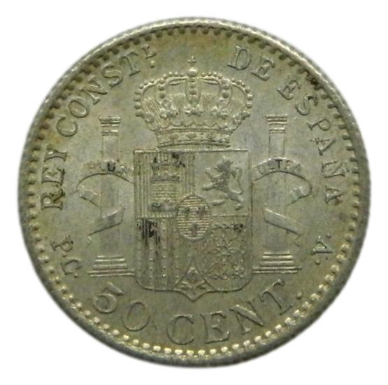 1904 - ALFONSO XIII - 50 CENTIMOS - *0-4 - SMV - SC-