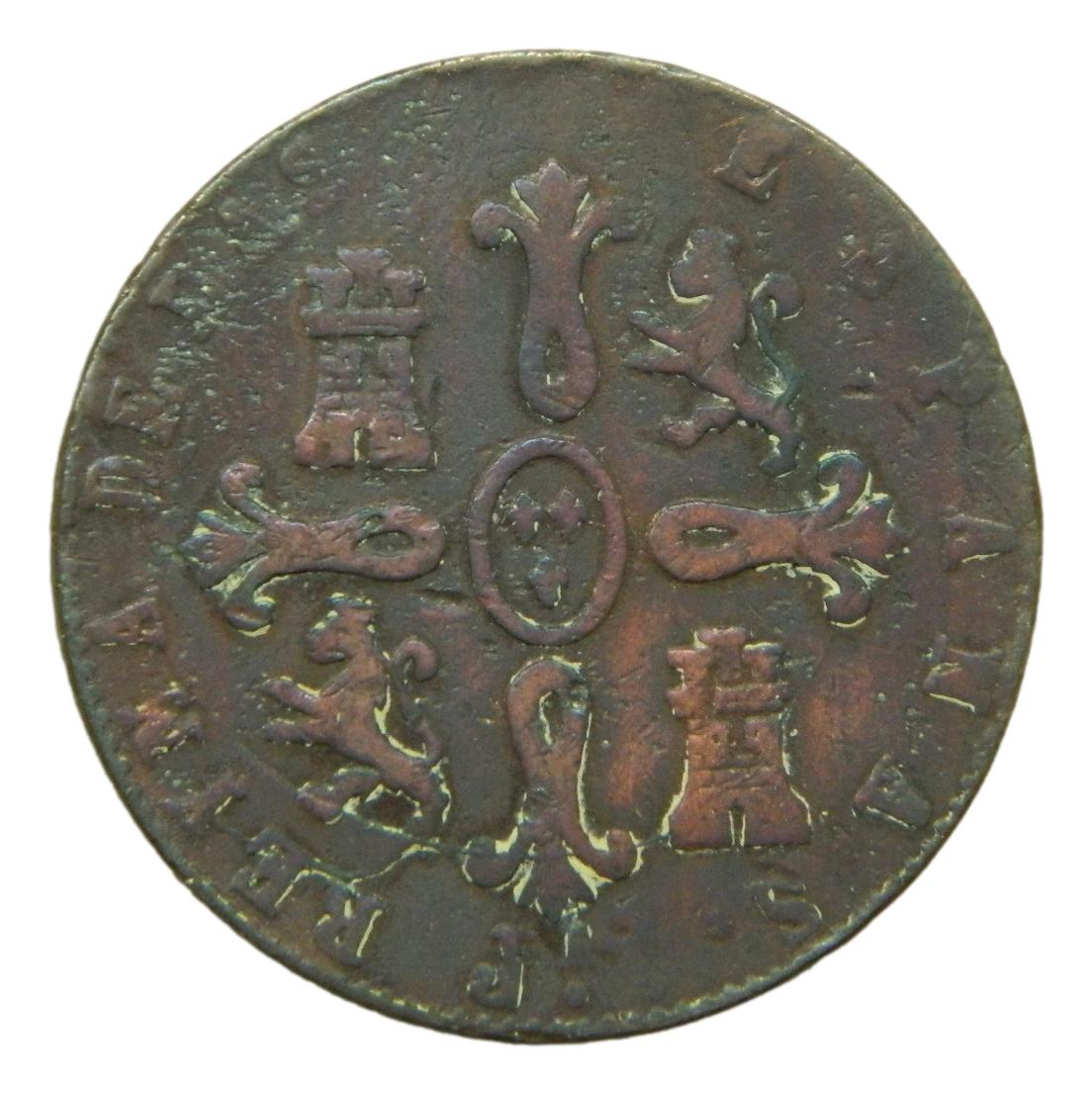 1841 J - ISABEL II - 8 MARAVEDIS - JUBIA