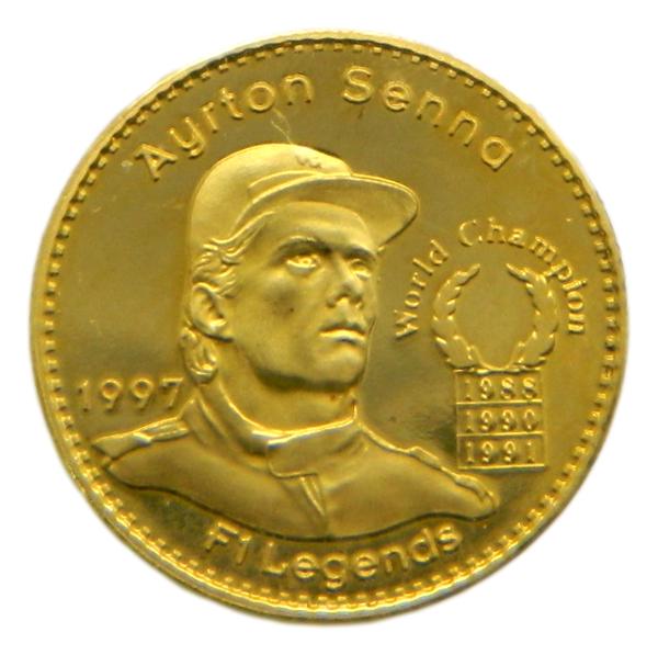 1997 - 10 EUROS - AYRTON SENNA - FORMULA 1 - ORO 