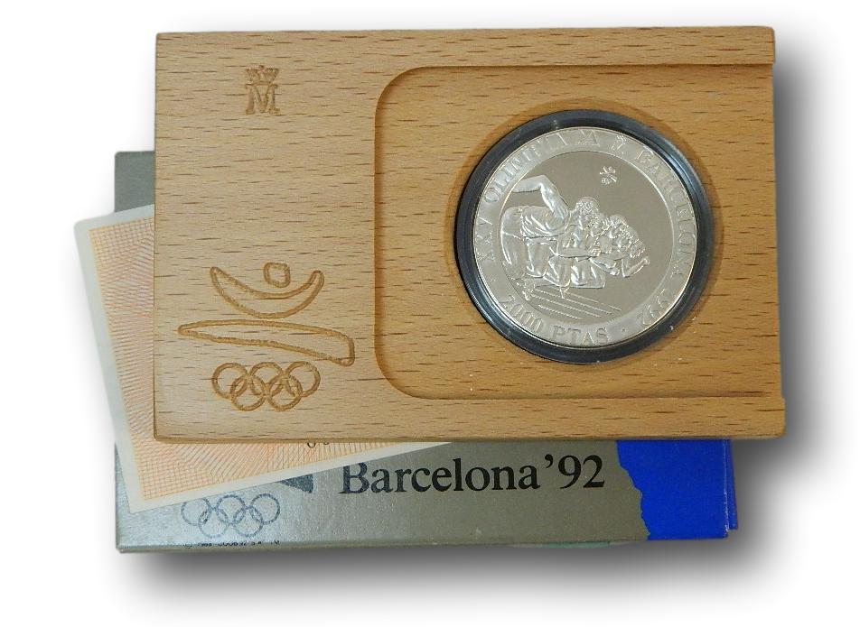1992 - ATLETISMO - 2000 PESETAS PLATA - OLIMPIADAS BARCELONA - 4ª SERIE