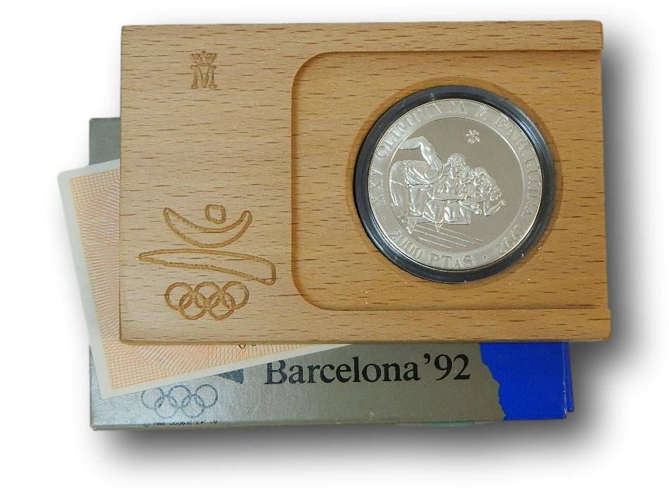 1992 - ATLETISMO - 2000 PESETAS PLATA - OLIMPIADAS BARCELONA - 4ª SERIE