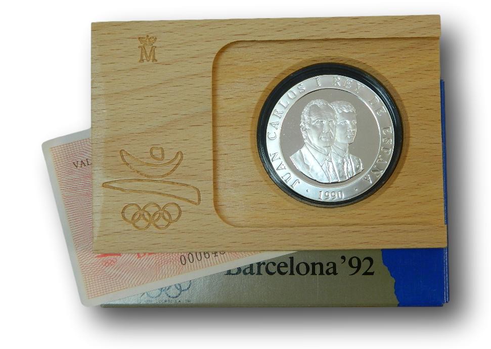 1990 - BALONCESTO - 2000 PESETAS PLATA - OLIMPIADAS BARCELONA - 2ª SERIE