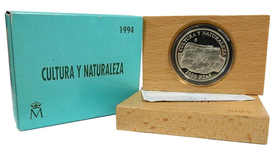 1994 - ESPAÑA - 2000 PESETAS - CULTURA Y NATURALEZA - TOROS DE LIDIA