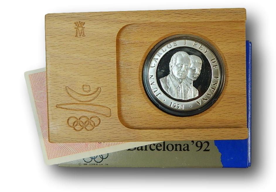 1991 - BOLOS - 2000 PESETAS - PLATA - OLIMPIADAS BARCELONA - 3ª SERIE