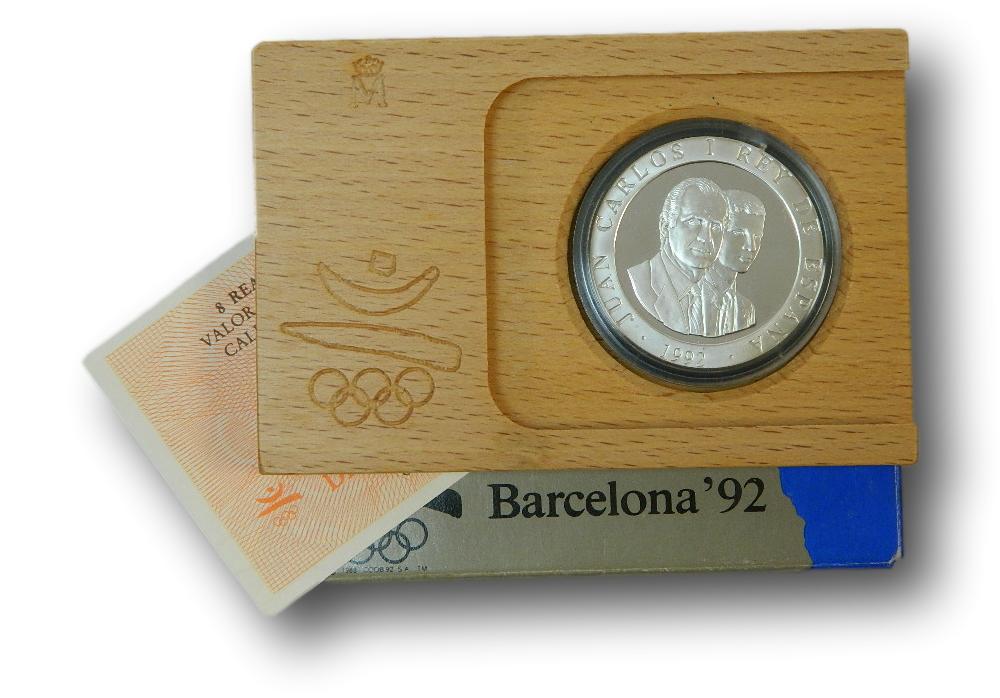 1992 - SOGATIRA - 2000 PESETAS PLATA - OLIMPIADAS BARCELONA - 4ª SERIE