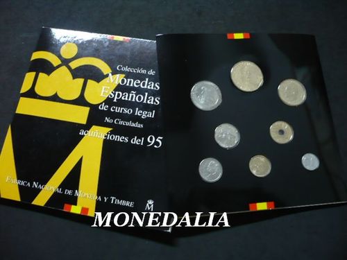 1995 - CARTERA OFICIAL PESETAS ESPAÑA FNMT