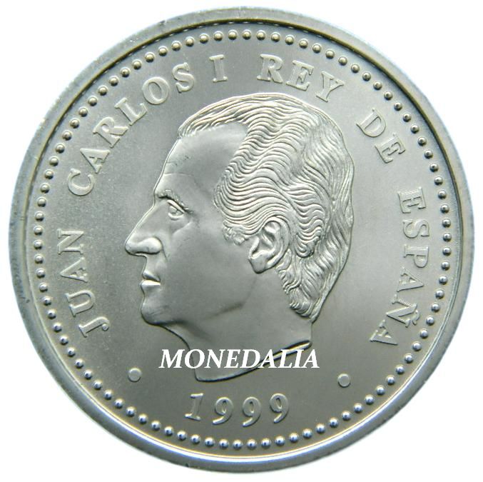 1999 - ESPAÑA - 2000 PESETAS - XACOBEO - PLATA