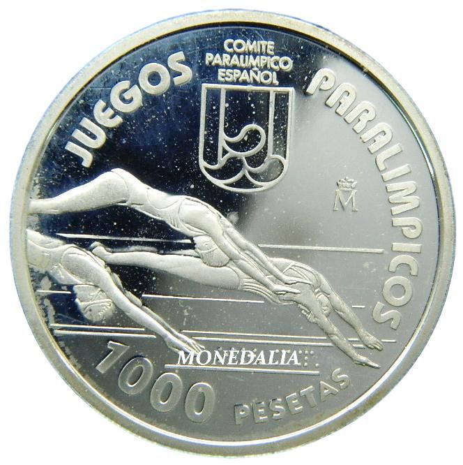 1996 - ESPAÑA - 1000 PESETAS - JUEGOS PARALIMPICOS 