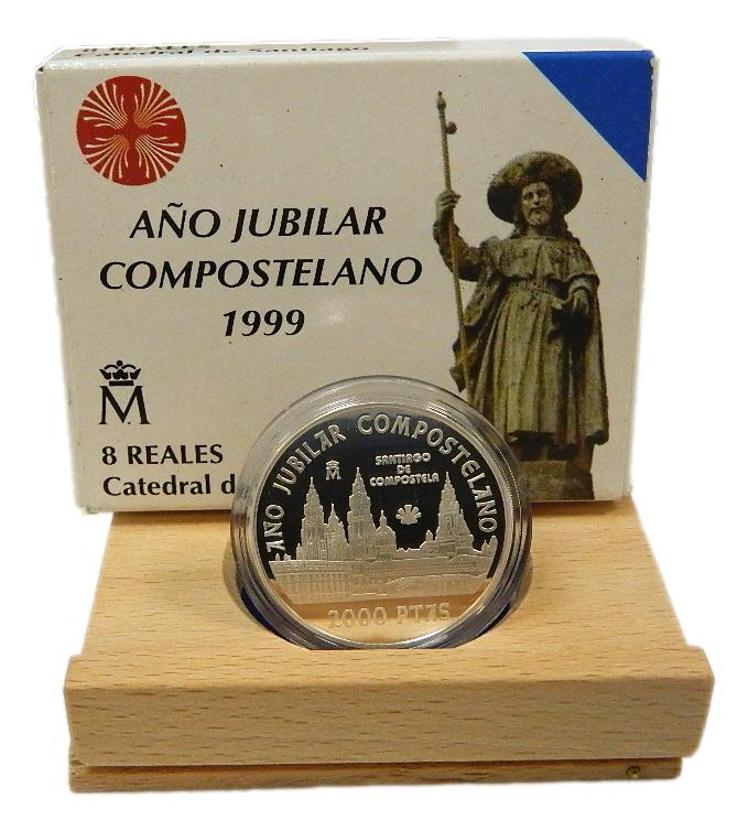 1999 - ESPAÑA - 2000 PESETAS - CATEDRAL DE SANTIAGO DE COMPOSTELA - AÑO JUBILAR COMPOSTELANO 