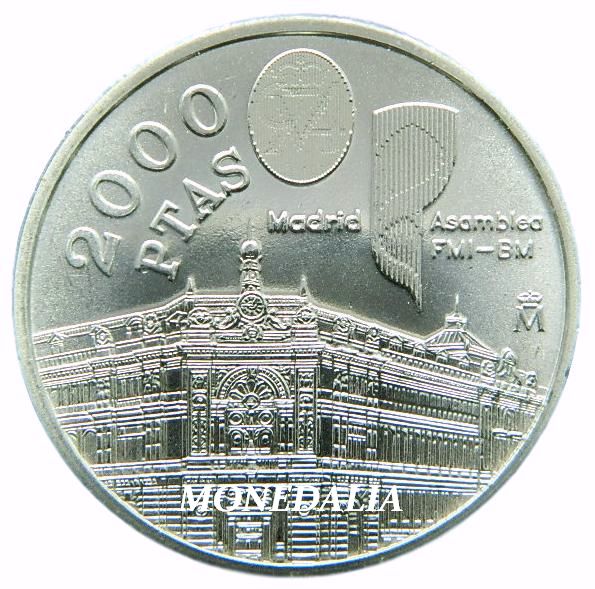 1994 - ESPAÑA - 2000 PESETAS - BANCO DE ESPAÑA FMI-BM