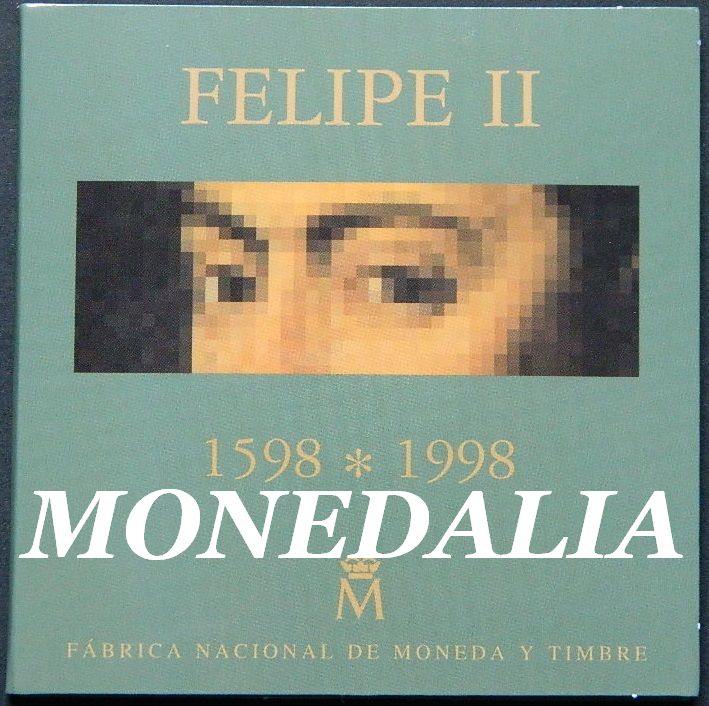 1998 - ESPAÑA - 2000 PESETAS - FELIPE II - CARTERA