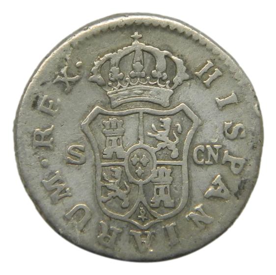 1793 CN - CARLOS IV - 1/2 REAL - SEVILLA