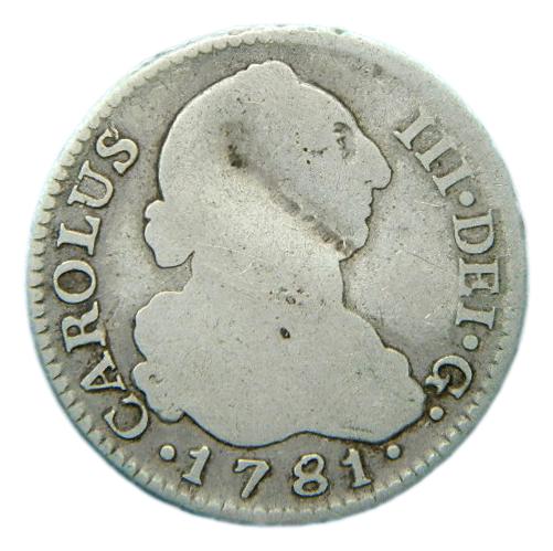 1781 PJ - CARLOS III - 2 REALES - MADRID - BC