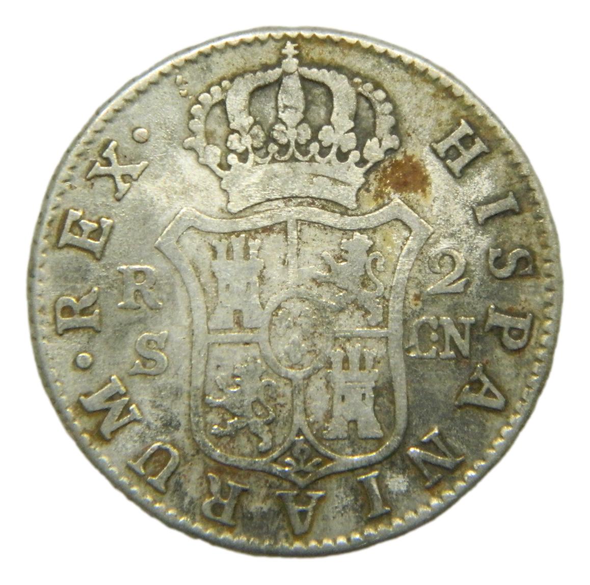 1793 CN - CARLOS IV - 2 REALES - SEVILLA