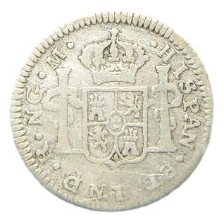 1789 NG - CARLOS IV - 1/2 REAL - GUATEMALA