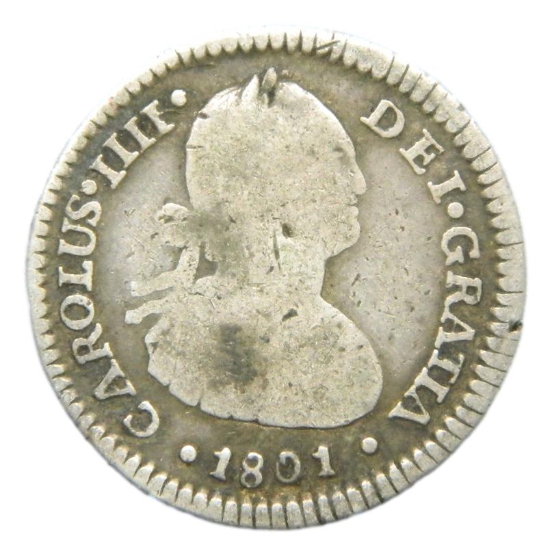 1801 - CARLOS IV - 1 REAL - SANTIAGO - AJ