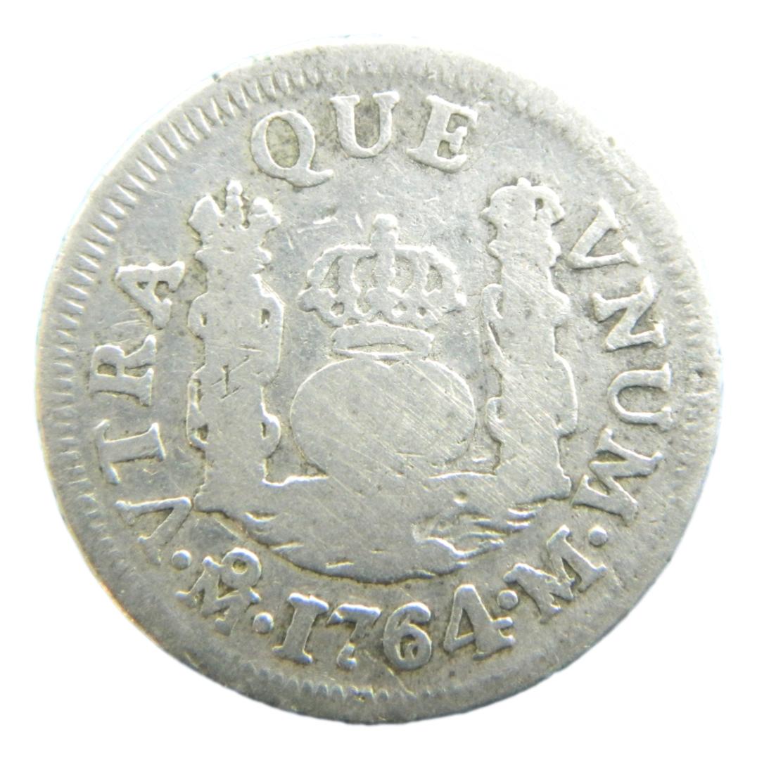 1764 M - CARLOS III - 1 REAL - MEXICO - S8