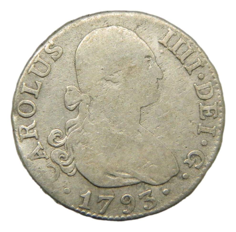 1793 MF - CARLOS IV - 2 REALES - MADRID