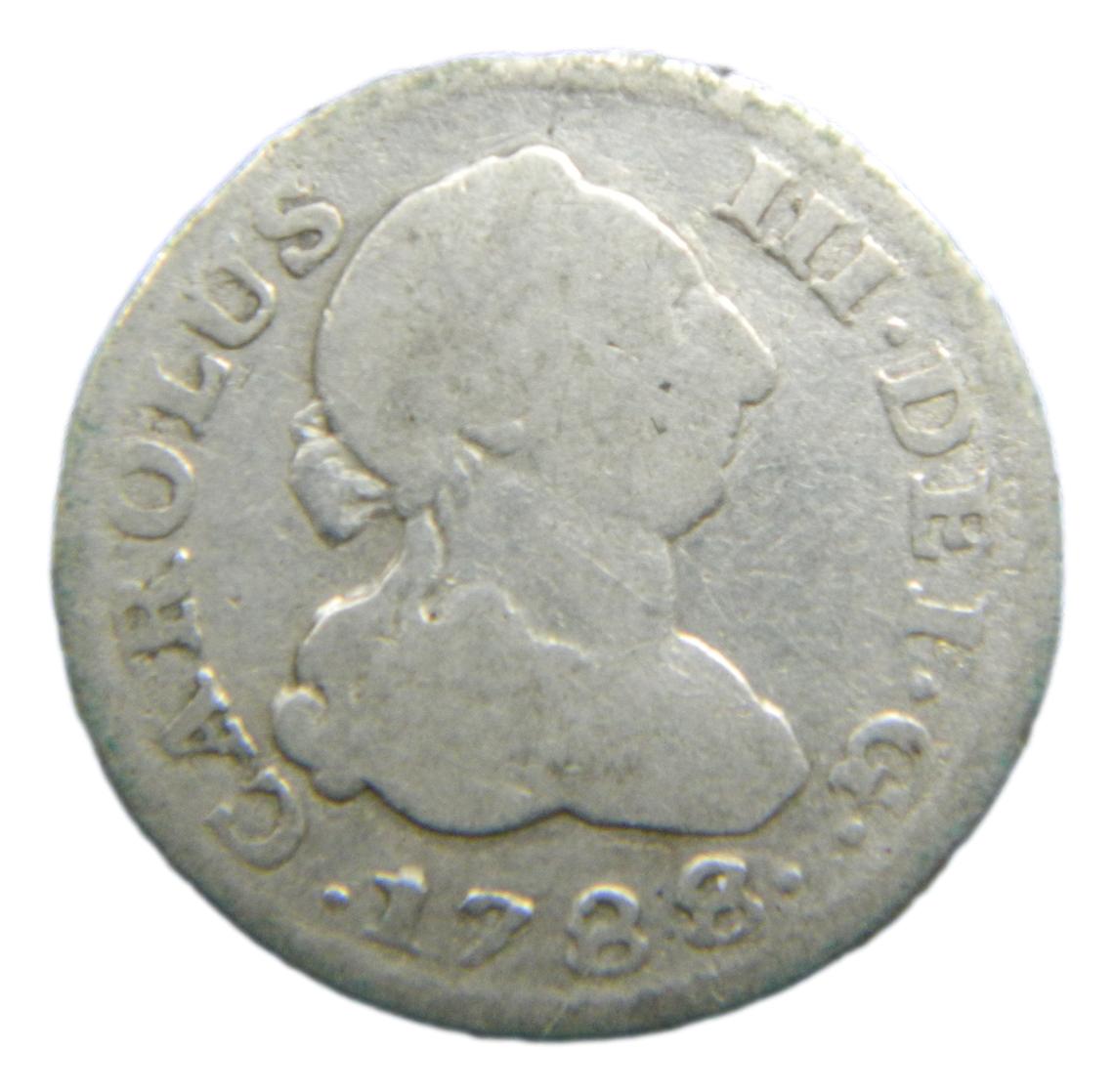 1788 DV - CARLOS III - 1/2 REAL - MADRID - S8