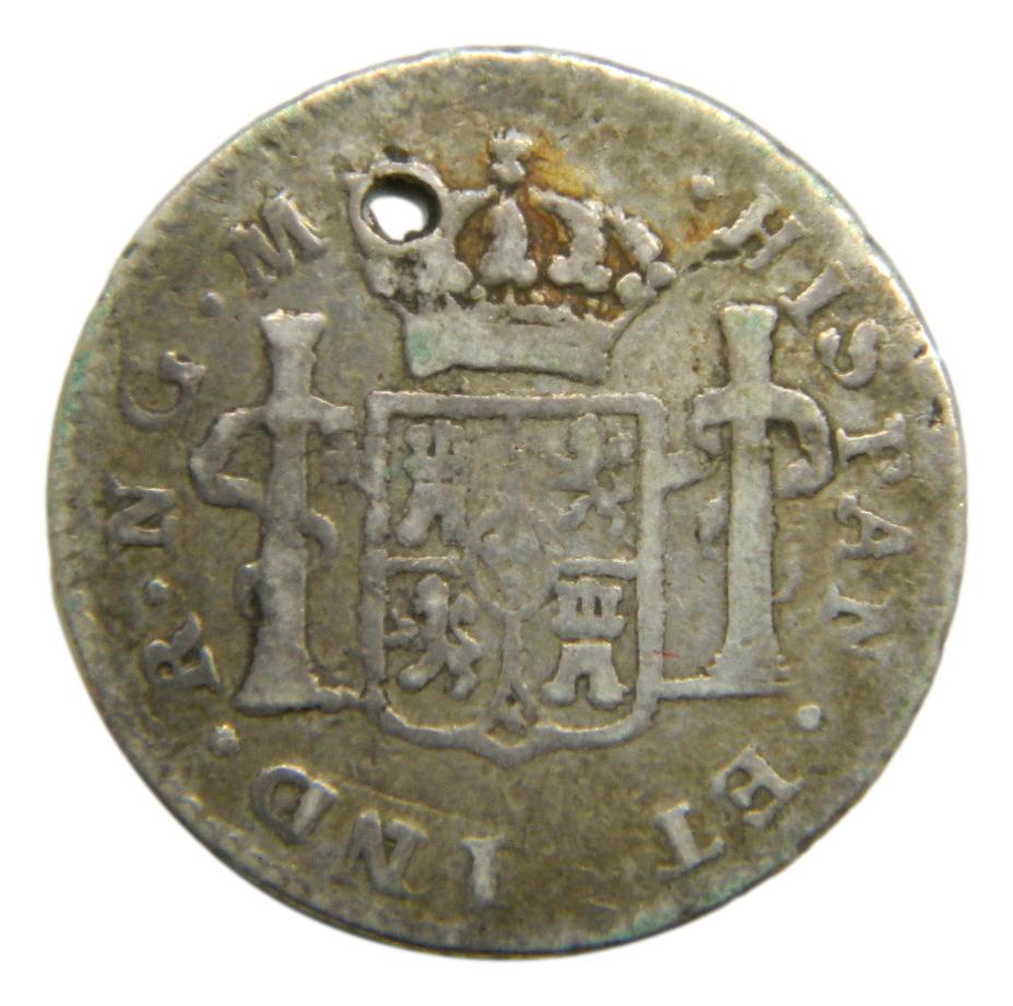 1792 M - CARLOS IV - 1/2 REAL - GUATEMALA