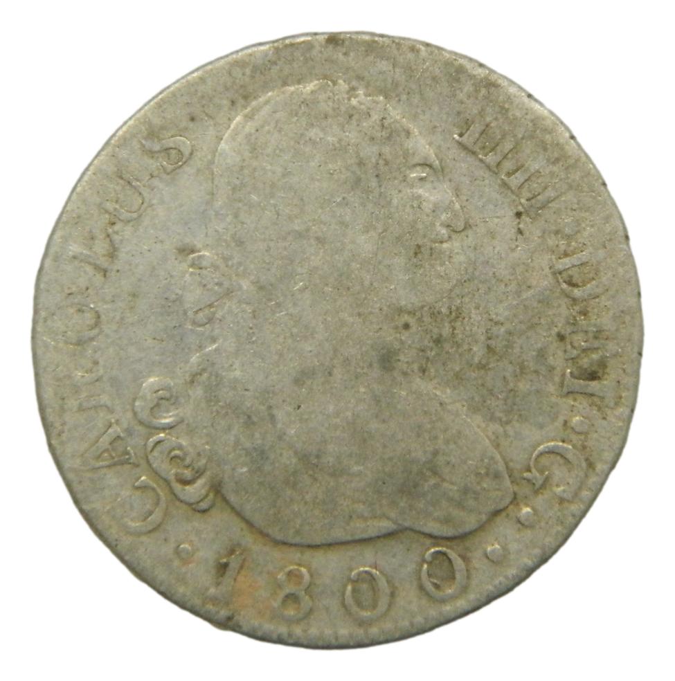 1800 FA - CARLOS IV - 2 REALES - MADRID