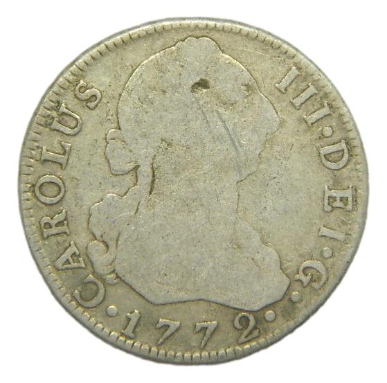 1772 PJ - CARLOS III - 2 REALES - MADRID