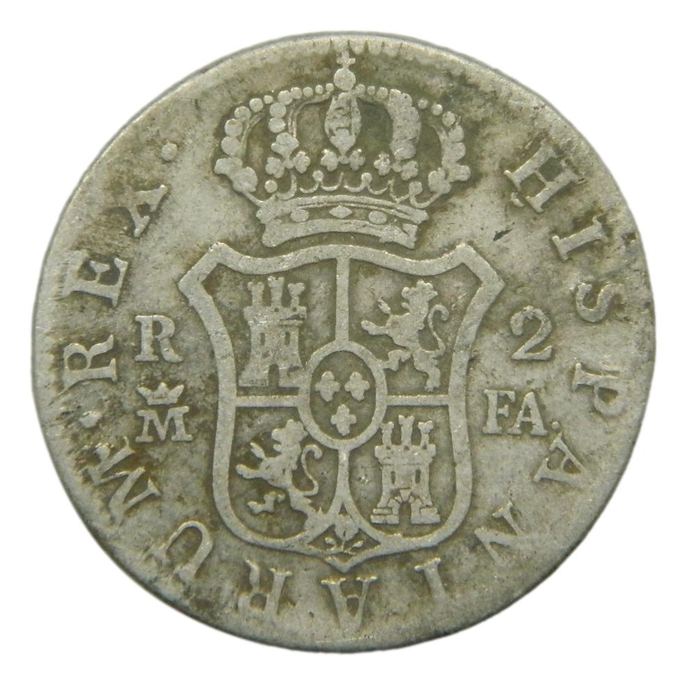 1803 FA - CARLOS IV - 2 REALES - MADRID