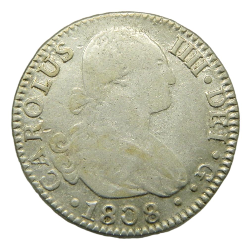 1808 - CARLOS IV - 2 REALES - SEVILLA - CN 