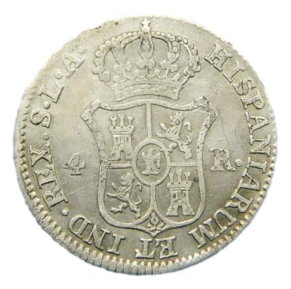 1812 LA - JOSE NAPOLEON - 4 REALES - SEVILLA