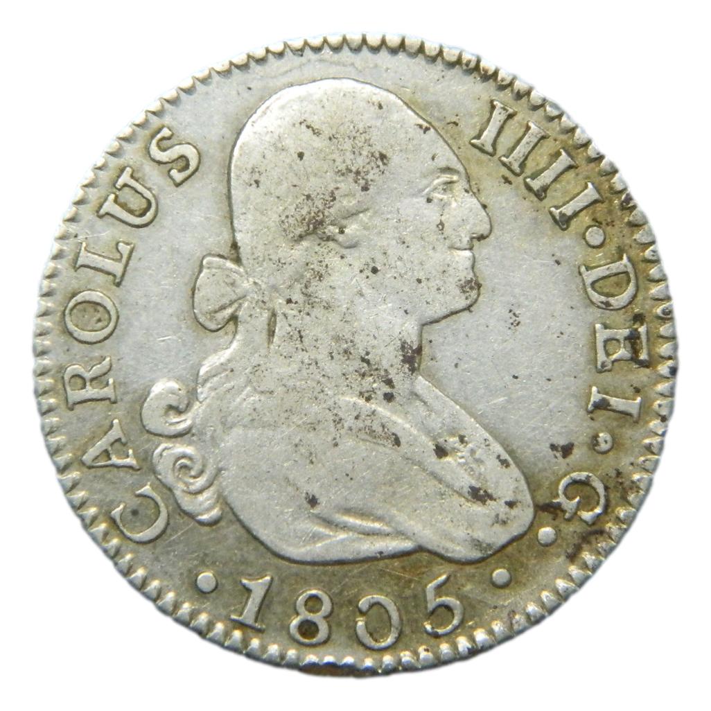 1805 - CARLOS IV - 2 REALES - SEVILLA - CN