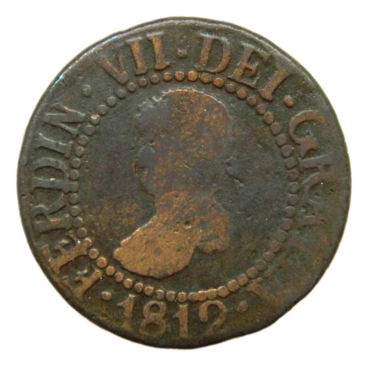 1812 - FERNANDO VII - 12 DINEROS - MALLORCA