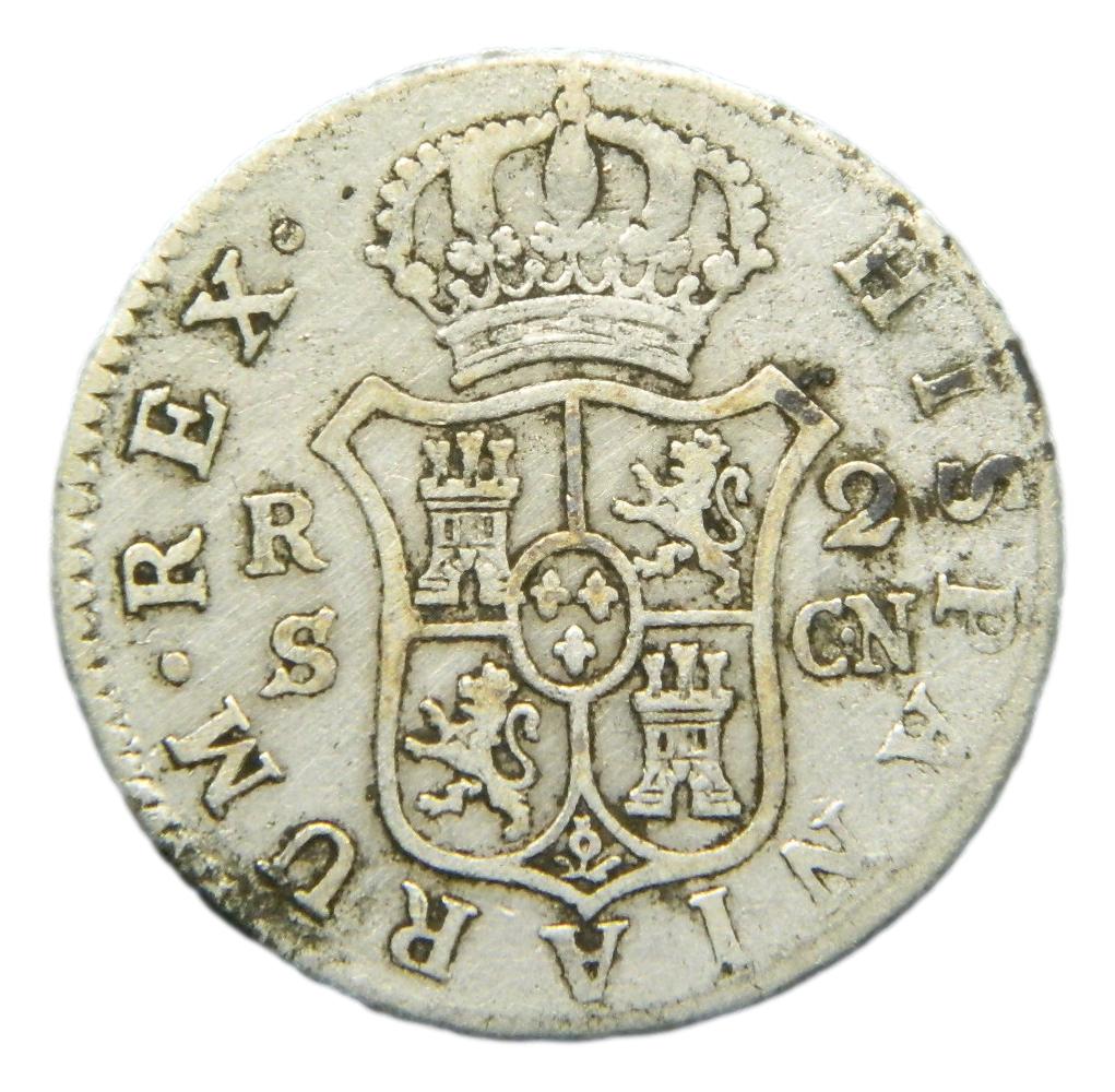 1801 - CARLOS IV - 2 REALES - SEVILLA - SN 