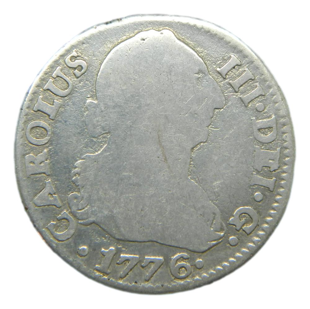 1776 CF - CARLOS III - 2 REALES - SEVILLA