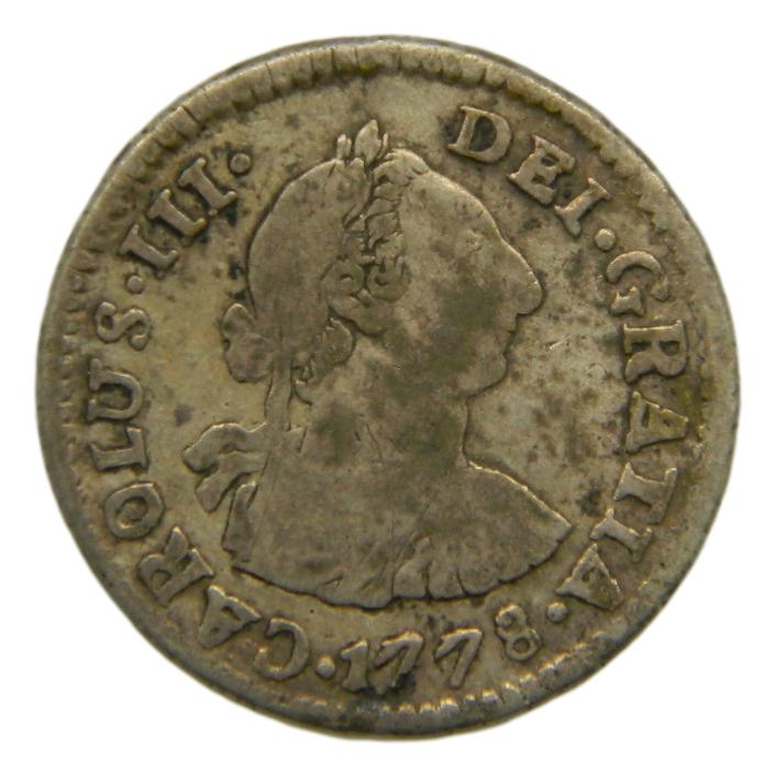 1778 PR - CARLOS III - 1/2 REAL - POTOSI