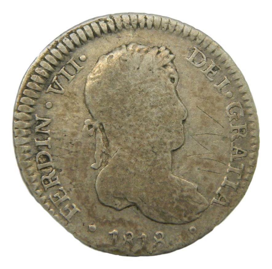 1818 JP - FERNANDO VII - 1 REAL - LIMA
