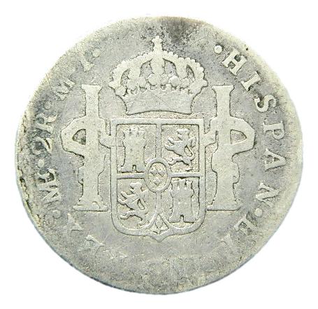 1780 MI - CARLOS III - 2 REALES - LIMA