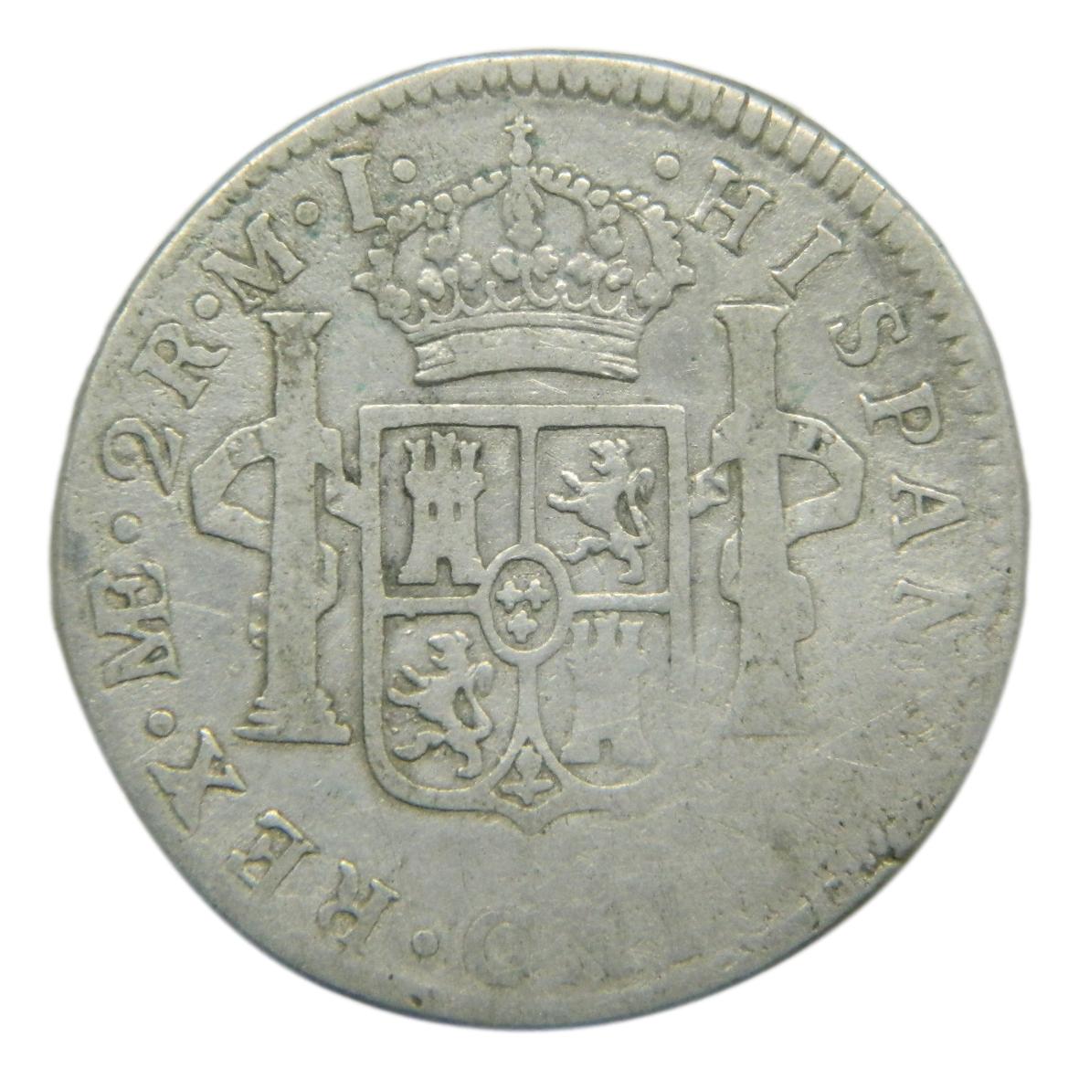 1780 MI - CARLOS III - 2 REALES - LIMA