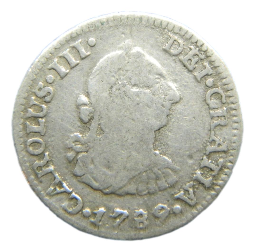 1789 FM - CARLOS III - 1/2 REAL - MEXICO - S8