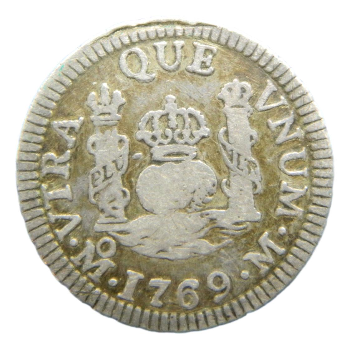 1769/70 M - CARLOS III - 1 REAL - MEXICO - S8