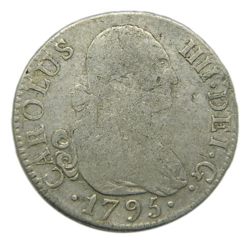 1795 MF - CARLOS IV - 2 REALES - MADRID