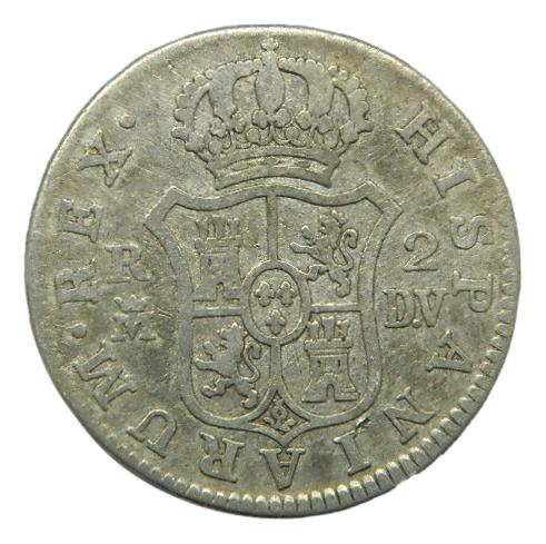 1785 DV - CARLOS III - 2 REALES - MADRID