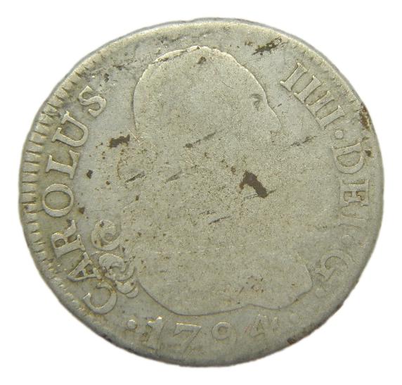 1794 MF - CARLOS III - 2 REALES - MADRID