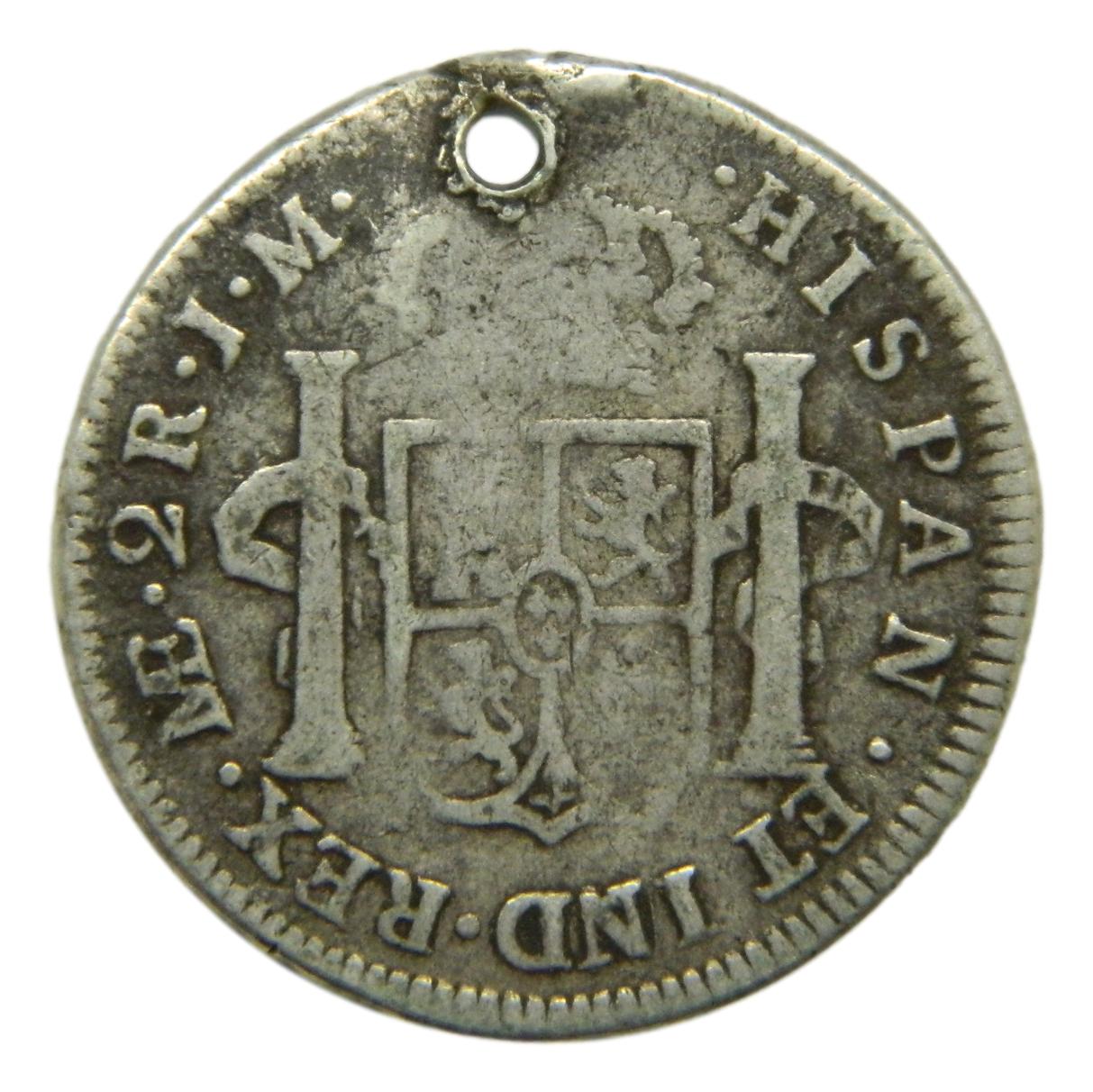 1774 JM - CARLOS III - 2 REALES - LIMA