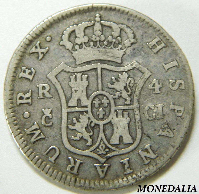 1812 - FERNANDO VII - 4 REALES - CADIZ - PLATA