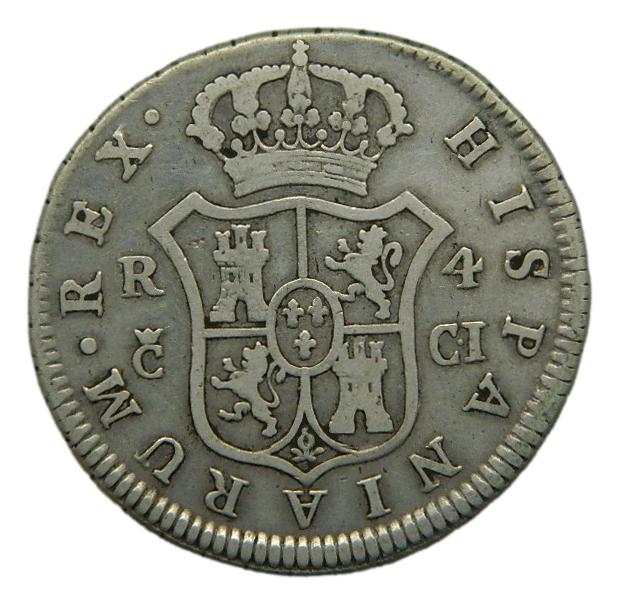 1812 CI - FERNANDO VII - 4 REALES - CADIZ