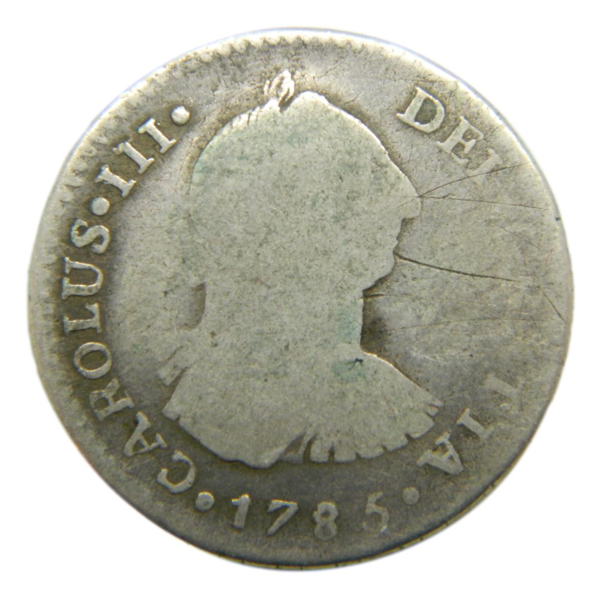 1785 M - CARLOS III - 1 REAL - GUATEMALA