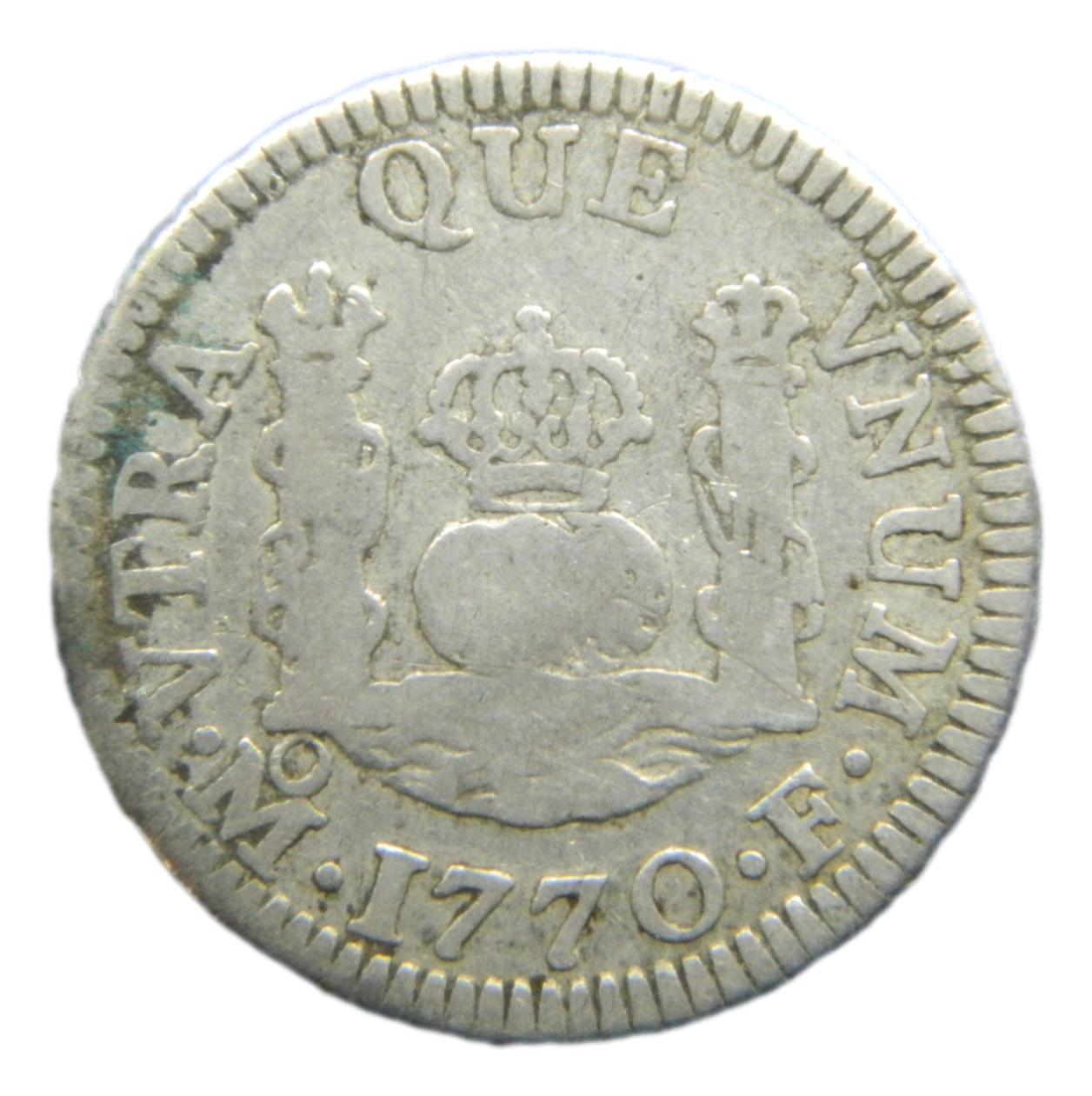 1770 F - CARLOS III - 1 REAL - MEXICO - S8