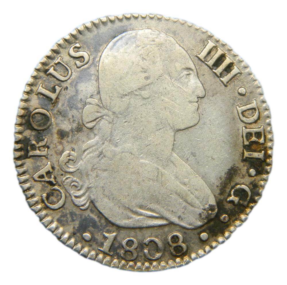 1808 - CARLOS IV - 2 REALES - SEVILLA - CN 