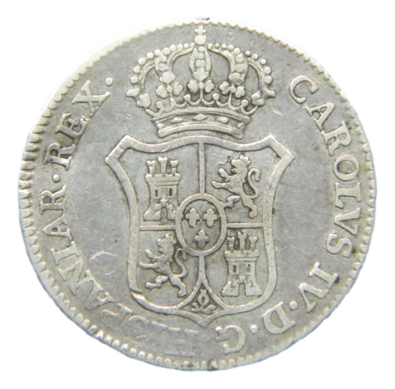 1789 - CARLOS IV - MODULO 2 REALES - MADRID - S8