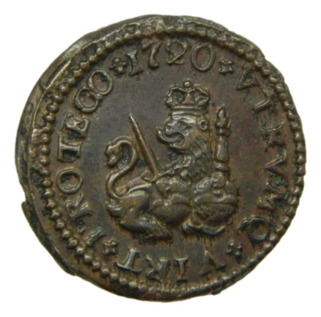 1720 - FELIPE V - MARAVEDI - BARCELONA - S8